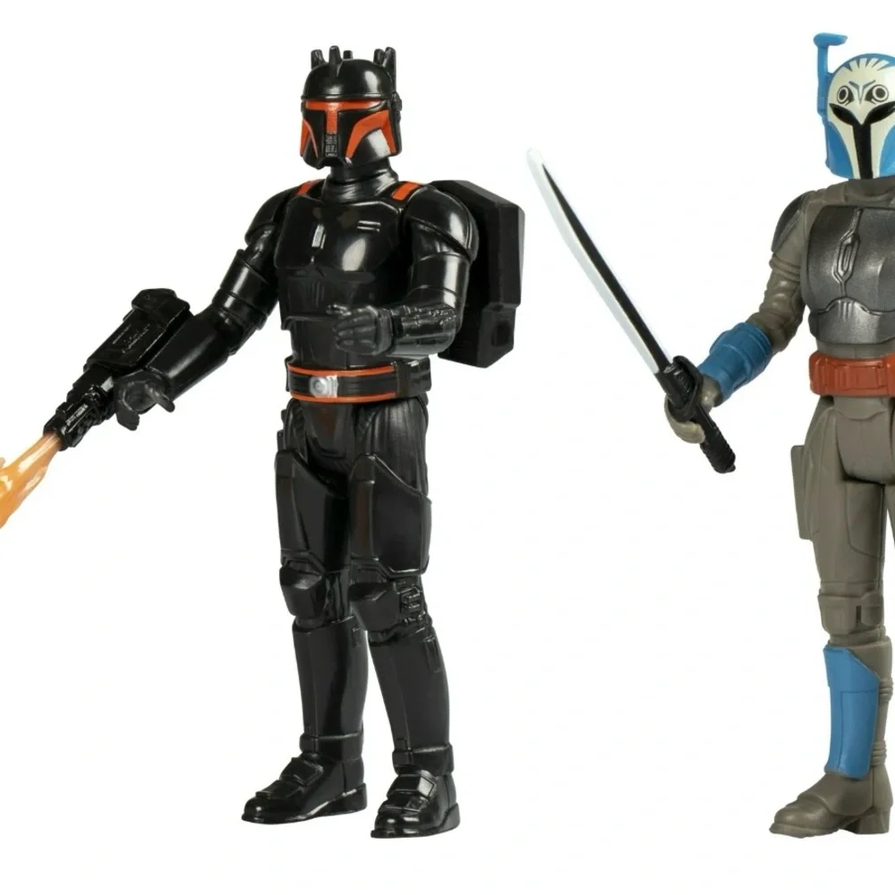 Star Wars Epic Heroes Series Moff Gideon & Bo-Katan Kryze Hasbro/Disney Lot of 2